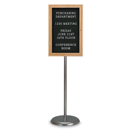 United Visual Products Corkboard, Triple Door, Radius Frame, 72x48", Bronze/Burgundy UV70055-BRONZE-DBURGU